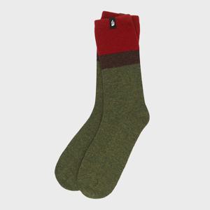 [노스페이스] (NFM_NY4MR58B_RED_) 울 미드 블락 삭스 NY4MR58B_RED