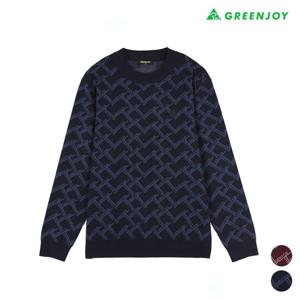 [그린조이] 남성 로고 쉐타 폴라 티셔츠_GF23SL53M