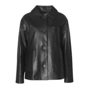 [엠씨]스티치 포인트 카라 양가죽 재킷 M53G083