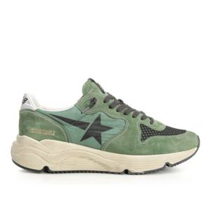 골든구스 러닝솔 나일론 네트 스웨이드 토 스니커즈 GMF00927 F