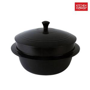 키친플라워 한상인덕션 가마솥 냄비 22cm