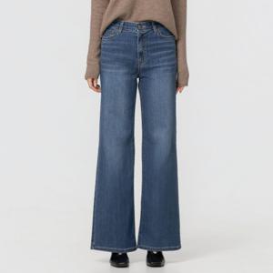 샵앤) 국산 여성 플레어 데일리 밴딩 워싱 청바지N ATT-WPT-4788-중청