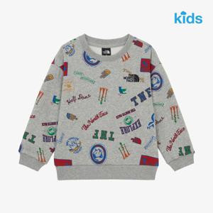 노스페이스키즈 와일드패치 스웻셔츠-NM5MR52S