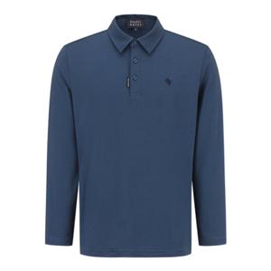 [파리게이츠] (511E3TO203)남성 다이아몬드 자카드 카라 긴팔 티셔츠