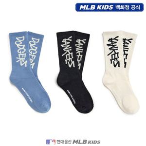 [MLB키즈US] (7ASOB095N) 스트릿 자카드 스케이트 양말 아동양말 키즈양말