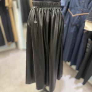 클리지 HC40 가죽플레어스커트 Cp7wsk04