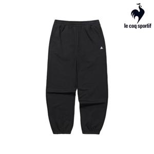 [르꼬끄] 남녀공용 기모 루즈 조거 팬츠 QQ423LFPO2_BLK