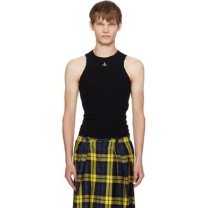 25 FW 비비안웨스트우드 남성 블랙 90s 탱크탑 252314M214002