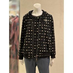 벨리시앙 세이브존01 글리터 도트 후드 집업 점퍼 JP4312