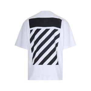 오프화이트 반팔 티셔츠 OMAA120F25JER00N 0110 WHITE BLACK