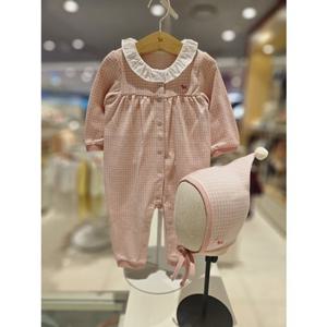 블루독베이비[hu] 25.FW겨울신상 PK)클래식체크세트우주복 45C70-041-14 여아우주복 외출우주복 출산선물