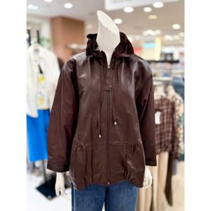 [트리아나]허리 스트링 양가죽 누빔 재킷 TI4FA31_BR