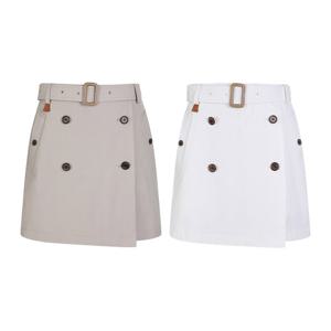 맥케이슨 여성 버튼 H라인 스커트. MDW1PC613