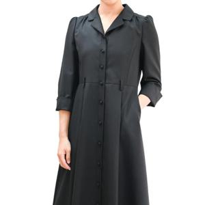 [비꼴리끄(여성)]울 스포츠카라 원피스 B244WO1050