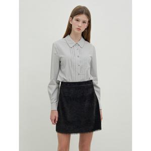 [올리브데올리브]레이스 카라 핀턱 코튼 셔츠 OW5AB854