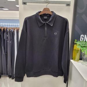 리트머스 HC12 스마일자수  카라   맨투맨 티 LO6TU141-076