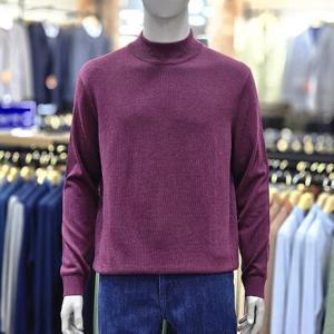 런던포그 세이브존04 플레인 하프넥 와인니트 LOWNA54Z