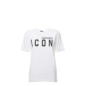 디스퀘어드2 반팔 티셔츠 S80GC0001S23009 100 White