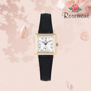[마션틴트(잡화)][로즈몽] 공식수입 스위스메이드 여성 가죽시계 N011-YWR-BBK