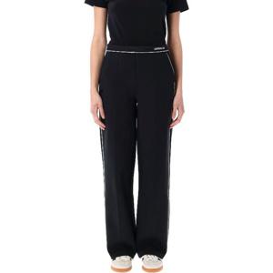 아디다스 로고 자수 콘트라스트 파이핑 조거 팬츠 25PJD5472 BL