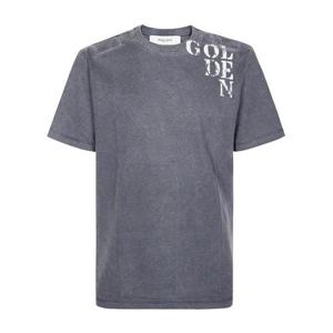 골든구스 반팔 티셔츠 GMP01220P002136 50100 BLU