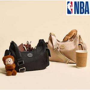 [NBA]N255AB065P GR 여성용 엔비에이 호보백 숄더백 크로스백 나일론 경량 블랙 가방