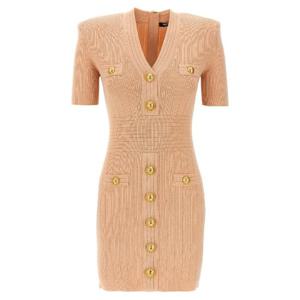 BALMAIN 39치오치올라39 드레스 EF1R6045KB070LB