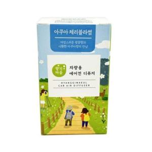 더허브샵 향기마을 차량용 에어컨 디퓨저 아쿠아 체리블라썸/17ml (1개)