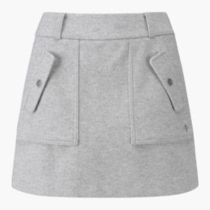데상트골프스커트 GQC DP42WFSKO1-MLGG 여성 포켓 포인트 A라인 스커트 / MELANGE GREY