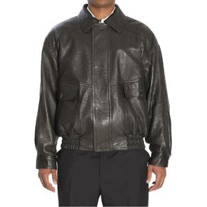 생로랑 버튼 커프스 플랩 포켓 가죽 재킷 843656YCNF2 1000