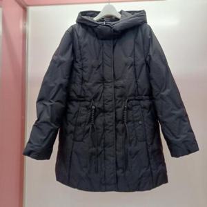 Latium HC06 덕 블럭튜브 H라인 훅집업 후드 하프 오리패딩 점퍼 T2543jp01B