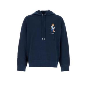 메종키츠네 드레스드 폭스 오버사이즈 후드 티셔츠 PM00707KM034