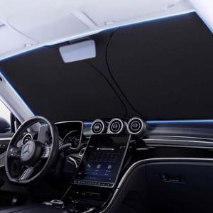 자동차 앞유리 차량용 차량 햇빛가리개 원터치 전차종 호환 햇빛 열기 차단 가리개 창문 썬바이저