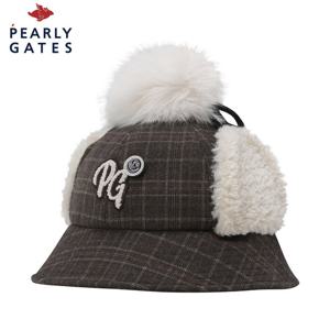 [파리게이츠] 여성 스마일 탈착 폼폼이 이어워머 버킷햇_521E4CP010_BR