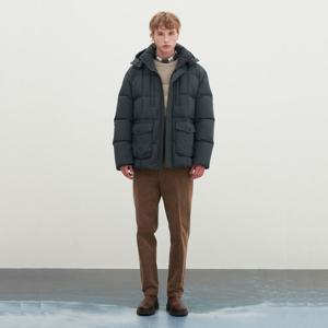 [인디안][광복점]중년 남성 후드착탈 다운 사파리 MUOKA4W940154GL