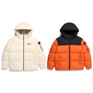 [내셔널지오그래픽]골든몰 숏기장 구스 후디 다운 점퍼 N234UDW1