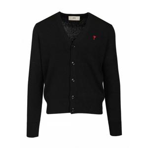 [AMI] 라프리마 남성 가디건 인 메리노 울 H25HKC361001 009H25 블랙 /15