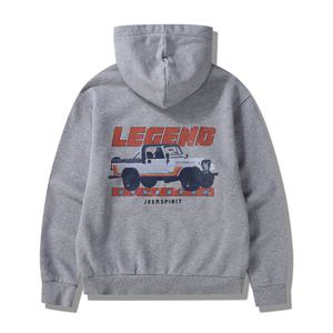 지프 남녀공용 랭글러 레전드 후드티 JP4THU033MG