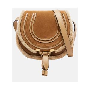 끌로에 Marcie 스몰 스웨이드 크로스 백 P01085891