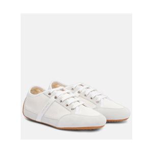 지방시 Slim 스웨이드 트리밍 스니커즈 P01073463