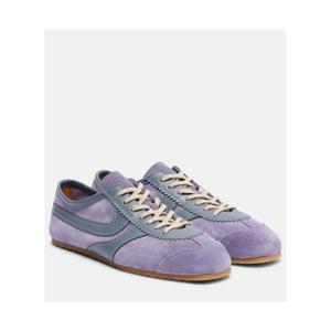 드리스반노튼 레더 트리밍 스웨이드 스니커즈 P01080984