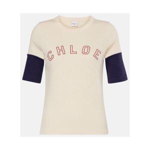 끌로에 로고 코튼 울 플라메 티셔츠 P01067882