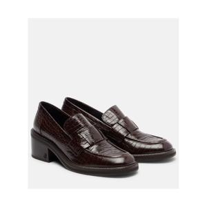 지미추 Tylor 60 크로코 이펙트 레더 로퍼 P01070986