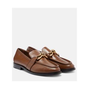 Bottega Veneta Astaire Knot 레더 로퍼 P01099512