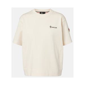 몽클레어 로고 코튼 저지 티셔츠 P01074142