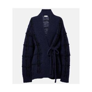 드리스반노튼 체크 울 카디건 P01106644