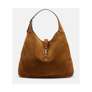 구찌 Jackie 1961 라지 스웨이드 토트 백 P01054661