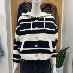 클리지 DP01 후드 스프라이트 니트 가디건 CP8WKC24