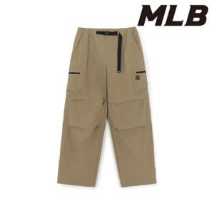 MLB (3AWPB0654-50BGD) 고프코어 립스탑 벨트 카고 와이드팬츠