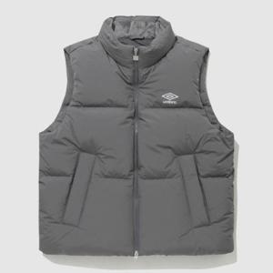 엄브로조끼 CQK UP423CDVO1-MCH 네오 플라이트 덕패딩 베스트 CHARCOAL